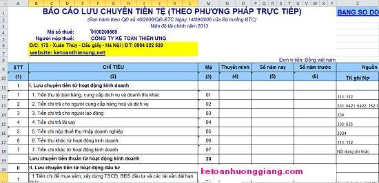 cách làm sổ sách kế toán trên excel