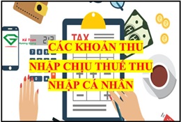 Các khoản thu nhập chịu thuế TNCN năm 2023