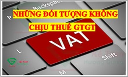 Đối tượng không chịu thuế GTGT