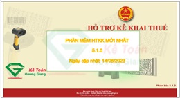 Phần mềm HTKK mới nhất - 5.1.0