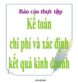 Mẫu báo cáo: Kế toán tiêu thụ và xác định kết quả kinh doanh tại Công ty cổ phần Hương Thủy