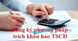 Bảng đăng ký phương pháp trích khấu hao tài sản cố định theo TT 45