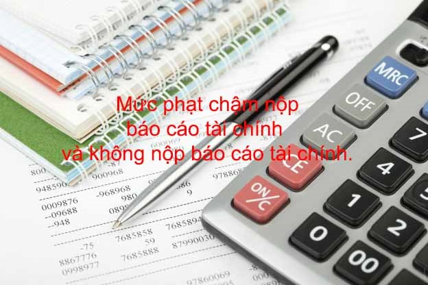 Mức phạt chậm nộp báo cáo tài chính và không nộp báo cáo tài chính.