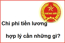 Chi phí tiền lương hợp lý thì phải gồm những giấy tờ gì