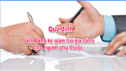 Cách đăng ký người phụ thuộc giả trừ gia cảnh năm 2018